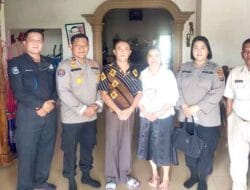 Subbid Penmas Poldasu Giat Anjangsana ke Kediaman AKBP Purn MP Nainggolan