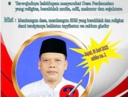 Sugiono Terpilih Jabat Kades Desa Perdamaian Kecamatan Binjai