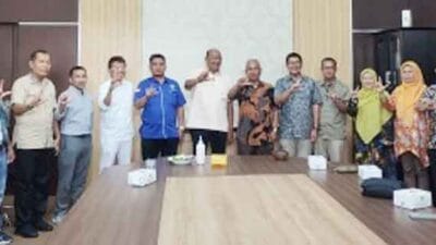 Syah Afandin Terima Audiensi GAPENSI, BKMT dan UNIMED