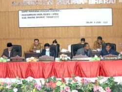 Wakil Bupati Pakpak Bharat Hadiri Paripurna Penyampaian Laporan Reses I DPRD