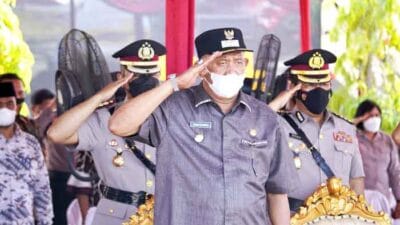 Afandin Hadiri Pelantikan 361 Bintara SPN Hinai Polda Sumut