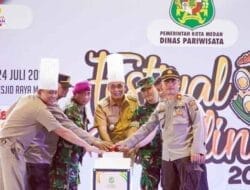 Aulia Rachman Buka Festival Kuliner, Usung Makanan Khas Medan & Asia