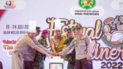 Aulia Rachman Buka Festival Kuliner, Usung Makanan Khas Medan & Asia