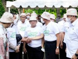 Bobby Nasution Bersama Menko PMK Lakukan Penanaman Pohon di USU