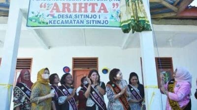Bunda PAUD Sumut Nawal Edy Rahmayadi Resmikan PAUD Arihta Desa Sitinjo I