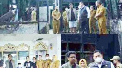Bupati Dairi Eddy Berutu Serahkan Bantuan untuk Korban Kebakaran di Jalan Pemuda Sidikalang