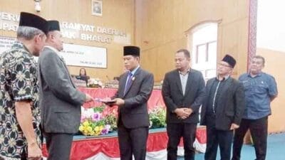 DPRD Pakpak Bharat Gelar Paripurna Ranperda Pertanggungjawaban Pelaksanaan APBD 2021