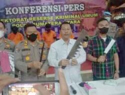 Ditreskrimum Poldasu Tangkap 7 Pelaku Tersangka Begal