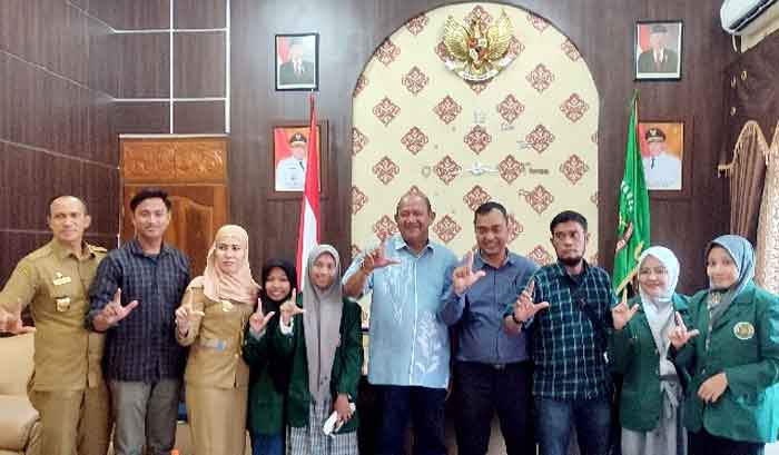 F-MIPA USU & Sarjana Pengangguran Audiensi ke Plt Bupati Langkat