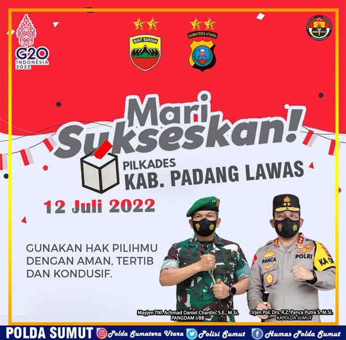 Kapoldasu Ajak Masyarakat Sukseskan Pilkades Palas