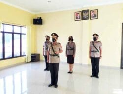 Kapolres Batubara Pimpin Upacara Kenaikan Pangkat Perwira dan Bintara Polri