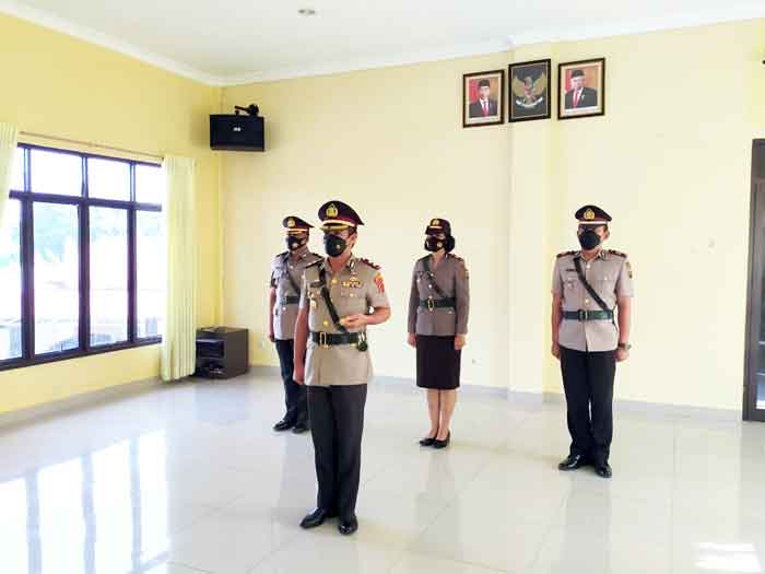 Kapolres Batubara Pimpin Upacara Kenaikan Pangkat Perwira dan Bintara Polri