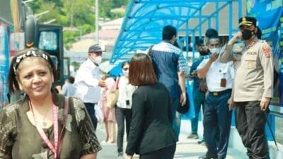 Kapolres Toba Pimpin Pelaksanaan Pengamanan W20 di Kaldera Toba