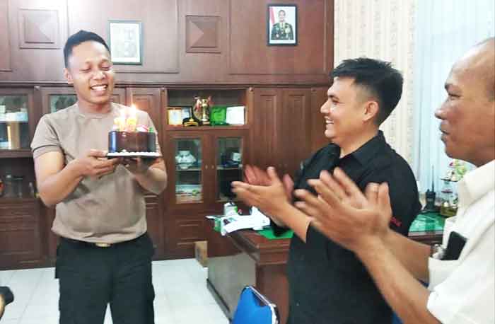 Kapolsek Medan Timur Dapat Kejutan di HUT ke-76 Bhayangkara