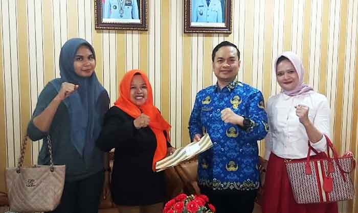 DPW Srikandi Pendawa Sumut Audiensi ke Kesbanglinmaspol Sumut