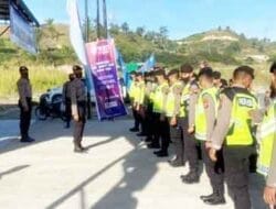 Personel Polda Sumut Amankan Jalur