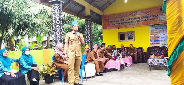 Plt Bupati Langkat Sambut Tim Penilaian Desa/Kelurahan Terbaik Provsu