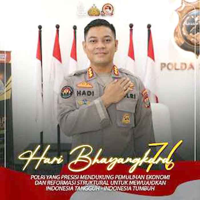 Poldasu Gelar Upacara dan Bazar Peringati HUT ke-76 Bhayangkara