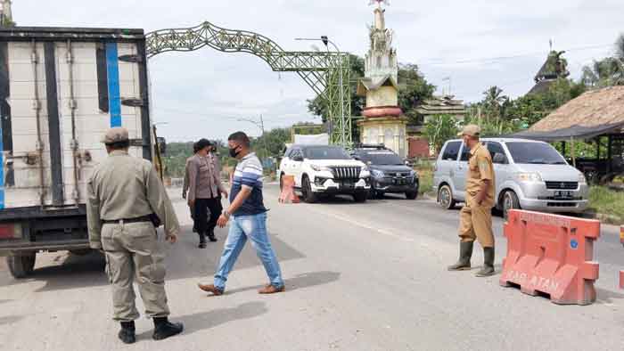 Polres Langkat dan Aceh Tamiang Razia Kendaraan Pembawa Sapi dan Kambing