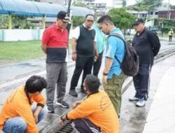 Plt Walikota Tanjungbalai Sidak Penataan dan Pengecatan Alun-alun Sultan Abdul Jalil Rahmadsyah