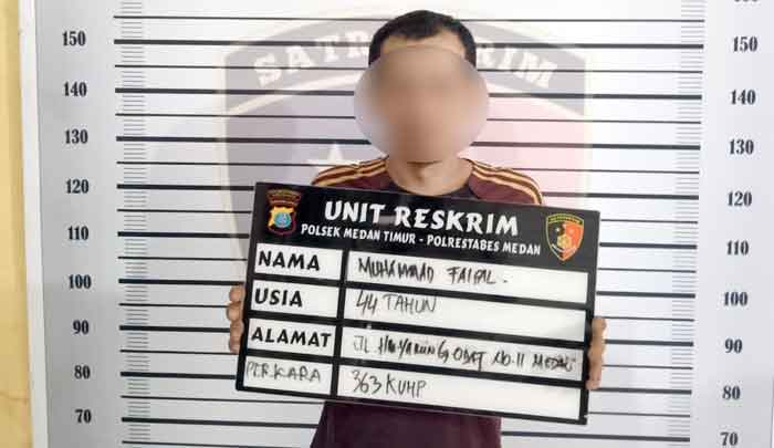 Tim Reskrim Polsek Medan Timur Ungkap Kasus Pencurian