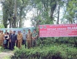 Tim Terpadu Pencegahan Perambahan Hutan Bongkar Jembatan ‘Perambah’ di Lae Pondom