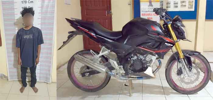Unit Reskrim Poksek Bahorok Ungkap Kasus Pencurian Sepedamotor