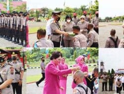 Upacara Pembukaan Pendidikan Pembentukan Bintara Polri Gel-II TA 2022 SPN Hinai Poldasu