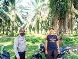 Bhabinkamtibmas Polsek Kuala Himbau Warga Tidak Membakar Sembarangan