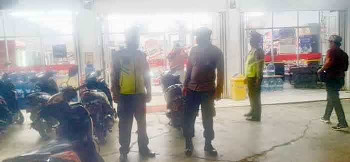 Giat Blue Light di Wilkum Polsek Tanjung Pura
