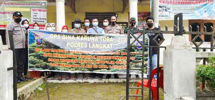 Kanit Binmas Polsek Kuala Laksanakan Sosialisasi Tentang Karhutla