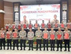 Kapolres Asahan Terima Tiga Penghargaan dari Kapolda dan Wakapolda Sumut