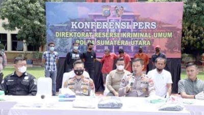 Poldasu Bekuk Pelaku Pembunuhan dan Perampokan Lintas Provinsi