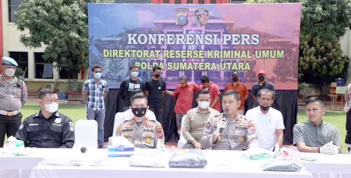 Poldasu Bekuk Pelaku Pembunuhan dan Perampokan Lintas Provinsi