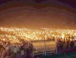 Polres Langkat Amankan Pawai Obor di Tanjung Pura