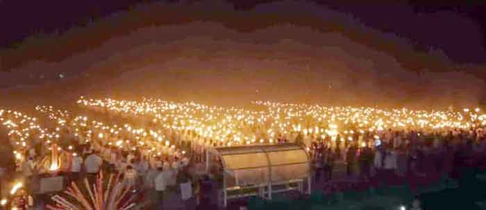 Polres Langkat Amankan Pawai Obor di Tanjung Pura