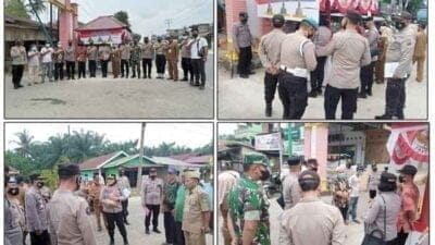 Polres Langkat Laksanakan Giat Penilaian Tiga Pilar Pos Satkamling Merah Putih