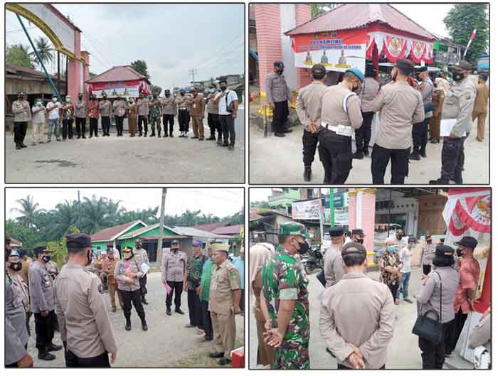 Polres Langkat Laksanakan Giat Penilaian Tiga Pilar Pos Satkamling Merah Putih