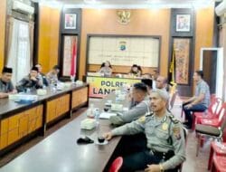 Polres Langkat Laksanakan Giat Zoom Meeting Kirab Merah Putih