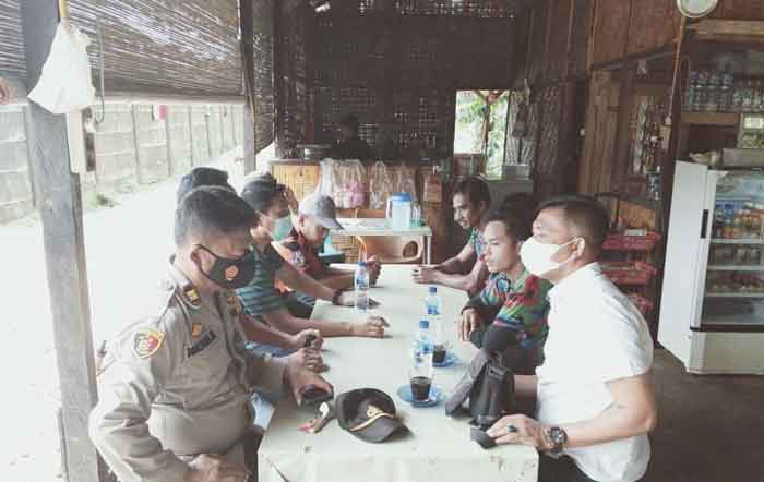Polsek Salapian Laksanakan Penggalangan dan Monitoring Ormas/OKP di Wilkum Salapian