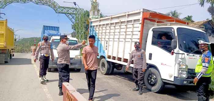Pos Checkpoint Regu Jaga III Wabah PMK Lakukan Penyekatan di Perbatasan