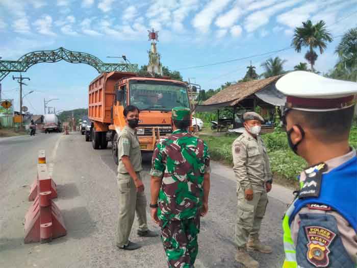 Pos Chekpoint Regu Jaga III Laporkan Hasil Lengkap Penyekatan di Perbatasan Aceh-Sumut