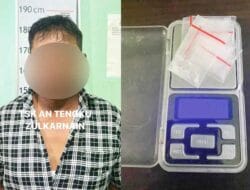 Sat Res Narkoba Polres Langkat Amankan Pelaku Tindak Pidana Narkotika dan Barbutnya
