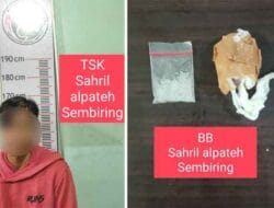 Sat Res Narkoba Polres Langkat Kembali Amankan Pelaku Tindak Pidana Narkotika Jenis Sabu