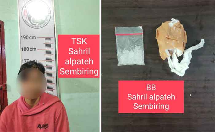 Sat Res Narkoba Polres Langkat Kembali Amankan Pelaku Tindak Pidana Narkotika Jenis Sabu