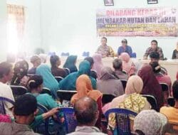 Sosialisasi Pencegahan Kebakaran Hutan dan Lahan Polsek Besitang