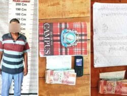 Unit Reskrim Polsek Stabat Amankan Pelaku Perjudian Jenis Togel Sidney