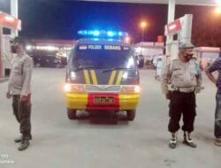 Unit Satpas Sat Lantas Polres Langkat Laksanakan Giat Patroli Blue Patrol