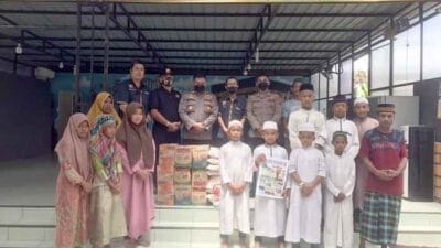 Bid Humas Polda Sumut dan Tabloid Media Online Warta Poldasu Lakukan Bakti Sosial
