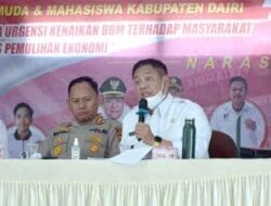 Bupati Eddy Berutu Lakukan Dialog Publik Bersama Mahasiswa